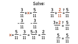 How Do You Solve an Equation With Fractions With The Same Denominators Using Subtraction?
