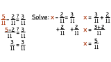 How Do You Solve an Equation With Fractions With The Same Denominators Using Addition?
