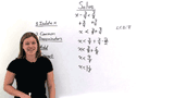 How Do You Solve an Inequality By Adding Fractions?