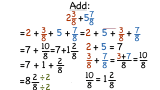 How Do You Add Mixed Fractions with the Same Denominator?