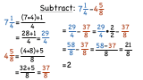 How Do You Subtract Mixed Fractions with Different Denominators by Converting to Improper Fractions?
