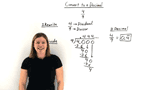 How Do You Turn a Fraction Into a Repeating Decimal?