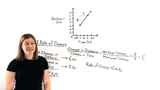 How Do You Find the Rate of Change Between Two Points on a Graph?