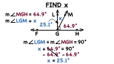 How Do You Use Complementary Angles to Find a Missing Angle?
