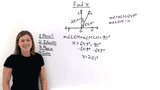 How Do You Use Complementary Angles to Find a Missing Angle?