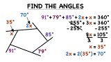 How Do You Find Measures of Missing Exterior Angles?