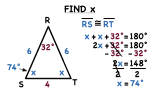 How Do You Find Missing Angles in an Isosceles Triangle?