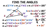 How Do You Find Missing Angles in a Triangle With Variables?