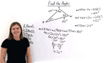 How Do You Find Missing Angles in a Triangle With Variables?
