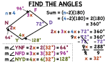 How Do You Find Missing Angles in a Quadrilateral With Variables?