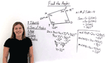 How Do You Find Missing Angles in a Quadrilateral With Variables?