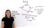 How Do You Find a Missing Angle in a Quadrilateral?