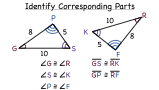 How Do You Identify Corresponding Parts in Congruent Triangles?