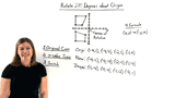 How Do You Rotate a Figure 270 Degrees Clockwise Around the Origin?