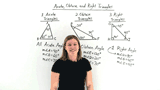 What are Acute, Obtuse, and Right Triangles?