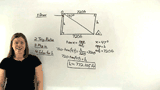 How Do You Solve a Problem Using an Angle of Depression?