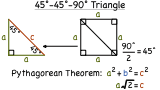 What is a 45Â°-45Â°-90Â° Triangle?