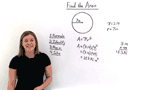 How Do You Find the Area of a Circle if You Know the Radius?