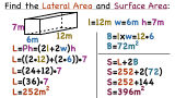 How Do You Find the Lateral and Surface Areas of a Rectangular Prism?