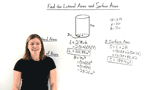 How Do You Find the Lateral and Surface Areas of a Cylinder?