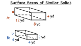 What is the Relationship Between the Surface Areas of Similar Solids?