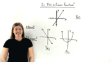 How Can You Tell if a Function is Linear or Nonlinear From a Graph?
